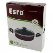 Esra Teflon Basık Tencere 22cm - 2