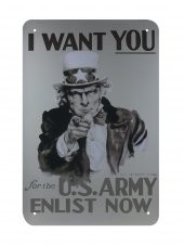 RETRO DİJİTAL BASKI METAL TABLO,POSTER - 1