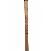 AHŞAP BASTON ASA DESENLİ SİYAH SAPLI 90CM - 3