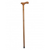 AHŞAP BASTON ASA DESENLİ AHŞAP SAPLI 90CM - 1