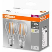 Osram Led Filament Ampul 7W Sarı Işık Normal Duy İkili Paket - 1