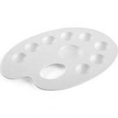 Tutku Resim Paleti - Beyaz (1 Adet) - 1