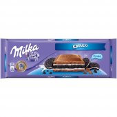 Milka Oreo Sütlü Büyük Boy Large Bar Çikolata 300 G - 1