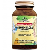 Solgar Ginkgo Biloba Leaf Extract 60 Kapsül thumbnail 1