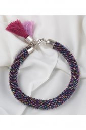 Zariass Miyuki Bileklik Sarmal Mor - 2