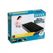 Intex Dura-Beam Tek Kişilik Şişme Yatak Yeşil - Gri - 4