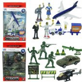 1:64 10lu Aksesuarlı Metal Araç Setleri - 3