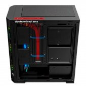 GAMETECH GALAXY MESH RGB Kumandalı 140mm Fanlı Pro Gaming Oyuncu Bilgisayar Kasası - 6