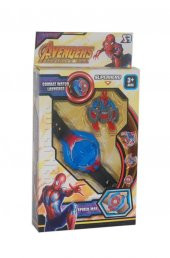 SB803 Spiderman Savaş Başlatıcı Fırlatıcı Saat Oyuncak - 1