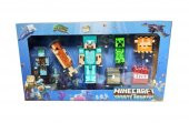 JL19007-2 Minecraft  Update Aquatic Aksiyon Figür Oyuncak Seti - 4