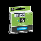 Dymo D1 Şerit Standart 9 MMx7 MT Beyaz Üzerine Siyah 40913-41913 S0720680 - 1