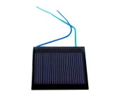 Küçük Mini Güneş Paneli 4cmx4cm 3 Volt 0,1Amper + ve - Uç Kablolu - 1
