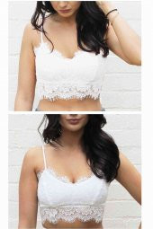 Merry See Beyaz Dantel Sütyen - 1