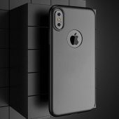 Apple iPhone XS MAX Kılıf Siyah Mat Premium Silim Tasarım - 4