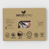 Decovetro Mavi Mermer Görünümlü | Cam Kesme Tahtası - Kesim Tablası - 6
