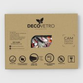 Decovetro Beyaz Mermer Görünümlü | Cam Kesme Tahtası - Kesim Tablası - 6