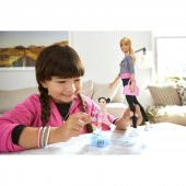 Barbie Spor Yapıyor Buz Pateni Antrenörü ve Bebek Oyun Seti FXP38 - 6