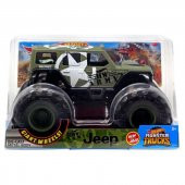 Hot Wheels Monster Trucks 1:24 Arabalar Army Jeep GJG71-FYJ83 - 1