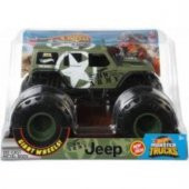 Hot Wheels Monster Trucks 1:24 Arabalar Army Jeep GJG71-FYJ83 - 2
