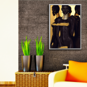 BEYAZ ÇERÇEVELİ KANVAS TABLO261 - 1