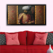 SİYAH ÇERÇEVELİ KANVASS TABLO550 - 1