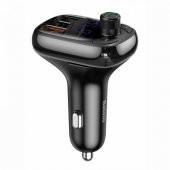 Orjinal Baseus 5A Araç Şarjı 36W QC 4 Bluetooth Araç Kiti Bluetooth FM Transmitter Araç Müzik kit - 4