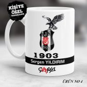 Beşiktaş Kişiye Özel Taraftar Kupa - 4