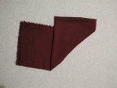 Flamlı Pamuk Eşarp (Bordo) - 1