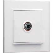 Makel Karea Uydu Prizi Tekli 0,5dB Sonlu Konnektörlü Beyaz - 1