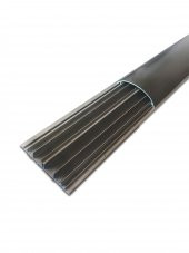 Sert Plastik90X20 Balık Sırtı Kablo Kanalı Yapışkanlı Gri 44 Mt - 1
