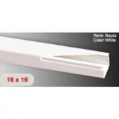 Sert Plastik 16X16 Kablo Kanalı 180 Mt - 2