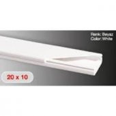 Sert Plastik 20X10 Kablo Kanalı 216 Mt - 2