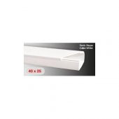 Sert Plastik 40X25 Kablo Kanalı 80 Mt - 2