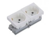 Ne-Ad 45x45 Topraklı Priz 2 li thumbnail 1