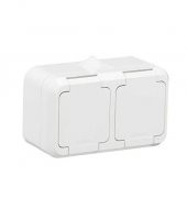 Makel Nemliyer 2li Kapaklı Topraklı Priz - 1