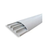 Sert Plastik 75X20 Balık Sırtı Kablo Kanalı Yapışkanlı 2 Mt. Beyaz - 1