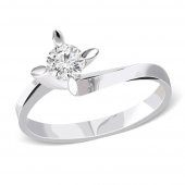 Venta 0,40 Karat 14K Tektaş Pırlanta Yüzük - 1