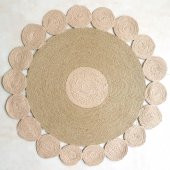Doğal Jut Kilim ve Paspas Penye Daire - 1