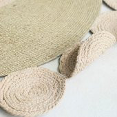 Doğal Jut Kilim ve Paspas Penye Daire - 2