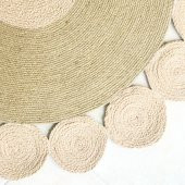 Doğal Jut Kilim ve Paspas Penye Daire - 3