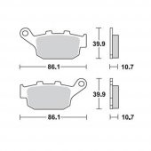 Braking 711SM1 Yarı Metalik Fren Balatası - 2