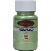 Artebella Venüs Serisi Metalik Boya 790950 Yeşil 50 ml - 1