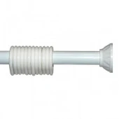 Prado Banyo Perde Askısı, Banyo Borusu 123 - 200cm BEYAZ - 1