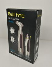 Gold Htc GHTC-1222 Hassas Tüy Alma Burun Kıl Alma Ve Ense Düzeltme Birarada - 2