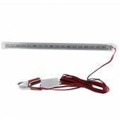 Akü Seyyar Lamba 30 Cm 18 Ledli Şerit Led 12V 4 Metre Kablo - 1