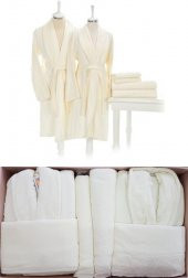 Özdilek Bornoz Takımı Carmin Aile Seti Bornoz Takımı Çift Kişilik - 2