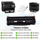 Fragile HP LaserJet M125a/M125nw CF283A Muadil Toner - 3