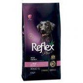 Reflex Plus Yüksek Aktiviteli Dana Etli Yetişkin Köpek Maması 15 Kg - 1