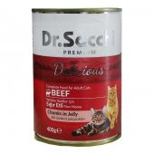 Dr.Sacchi Konserve Sığır Etli Kedi Konservesi 400gr - 1