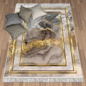 Decoling İpek Mermer Gold Dekoratif Halı - 2